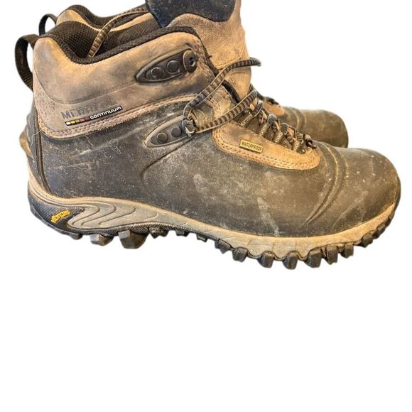 Merrell Other - Merrell Men's Thermo 6 Waterproof Snow Boots Black Size 8.5 Winter